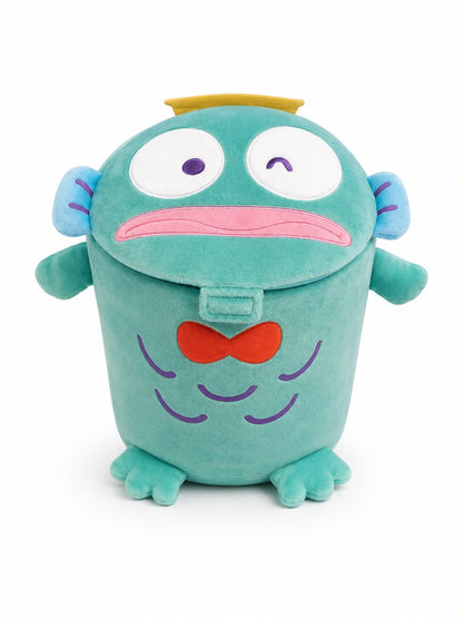 Hangyodon Flip Top Japanese Sanrio Plush Storage Bin