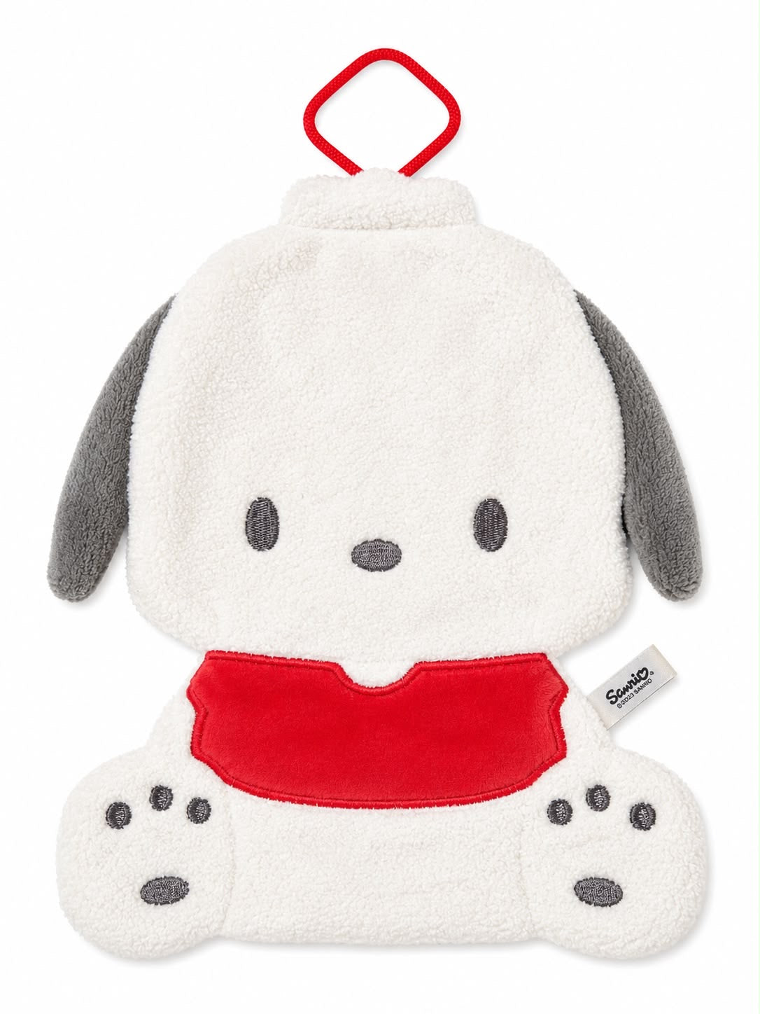 Pochacco Red Hand Drying Towel Japanese Sanrio