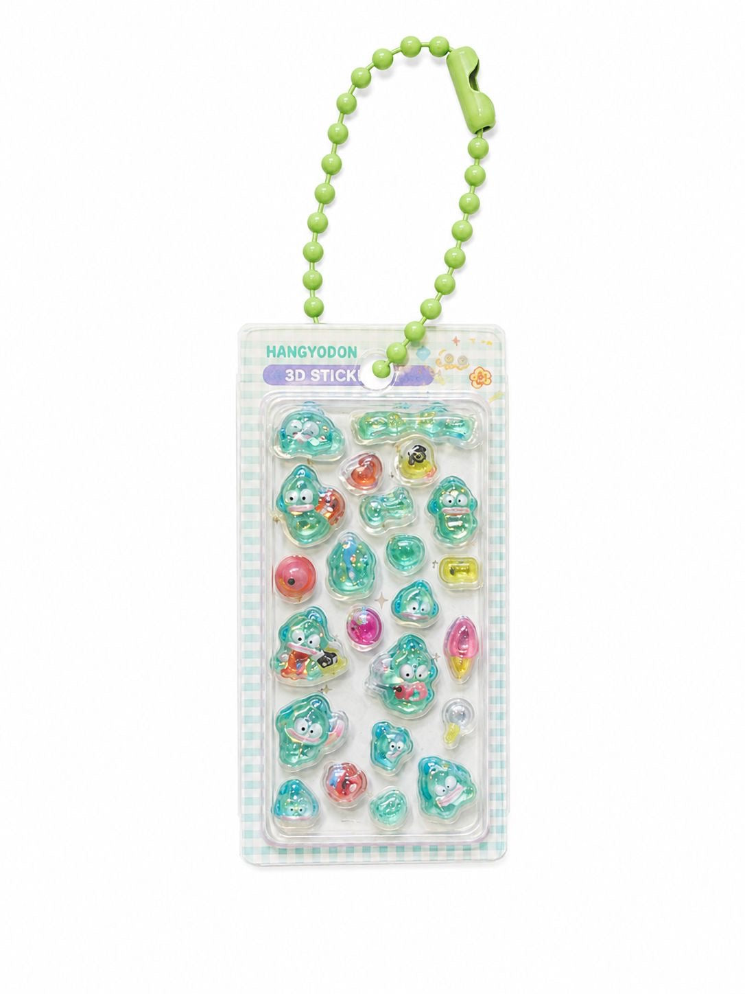 Miniature 3D Bubble Sanrio Sticker Keychain