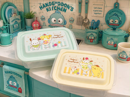 Pochacco x PomPomPurin 2pc Tupperware Japanese Sanrio Containers