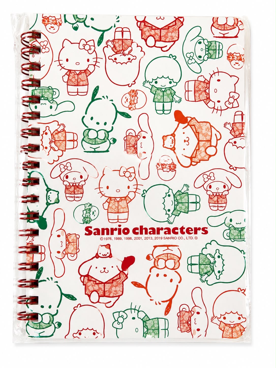 Multi Characters B6 Mini Japanese Sanrio Notebook