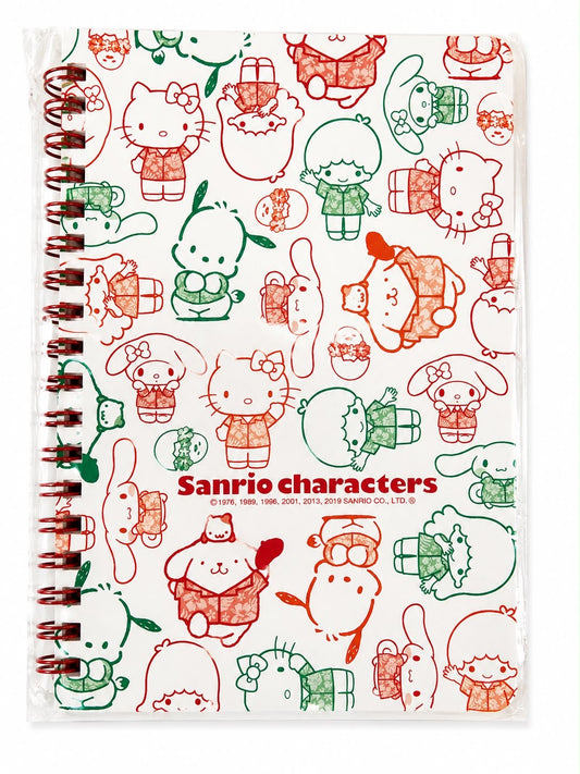 Multi Characters B6 Mini Japanese Sanrio Notebook