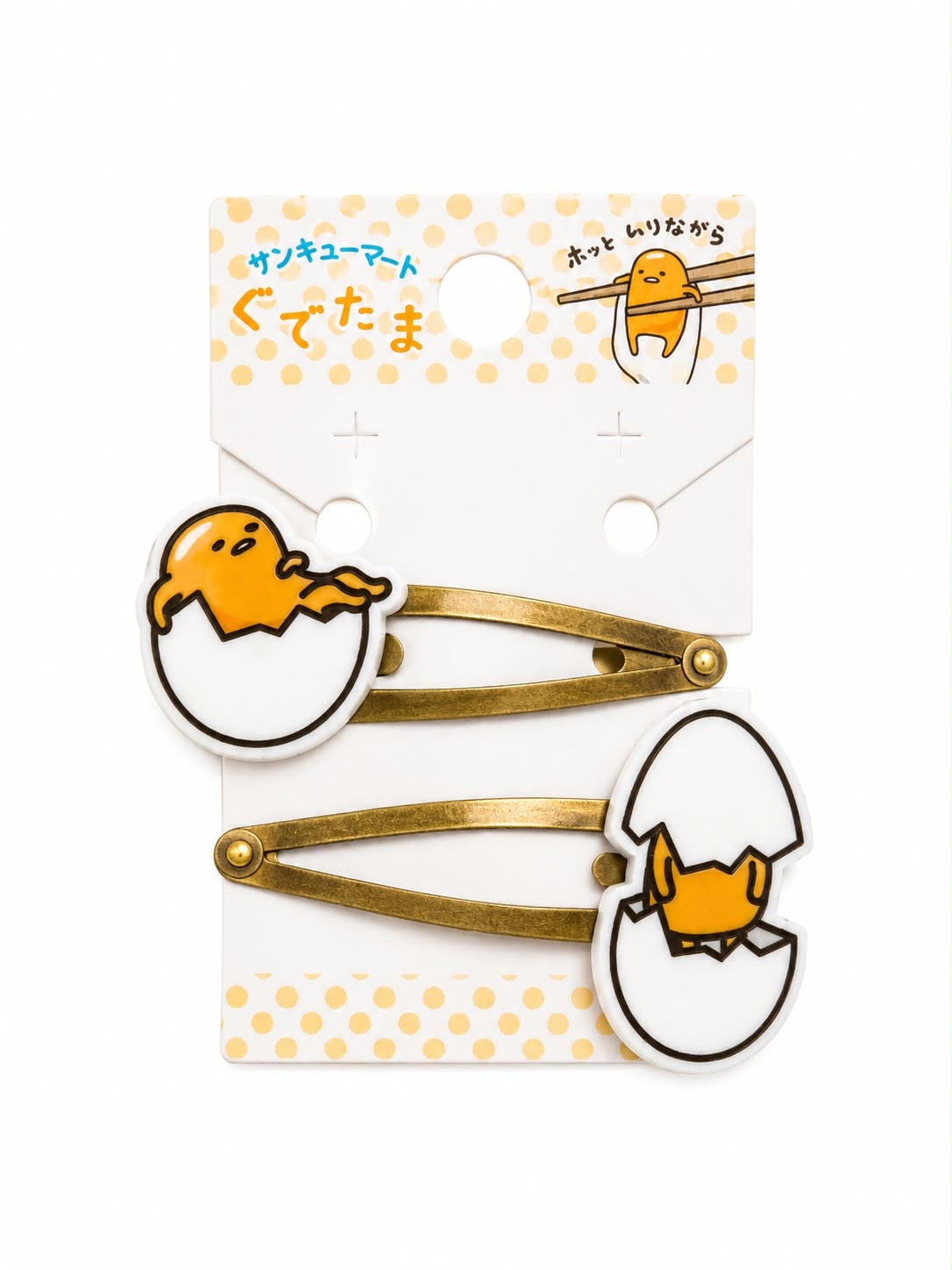 Gudetama Eggy Japanese Sanrio Hair Clips
