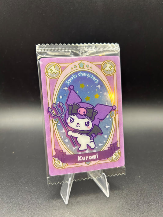 Halloween Kuromi Japanese Sanrio Wafer Card