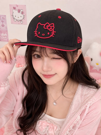 Hello Kitty Kids 59Fifty 6 3/4 Japanese Sanrio Baseball Cap