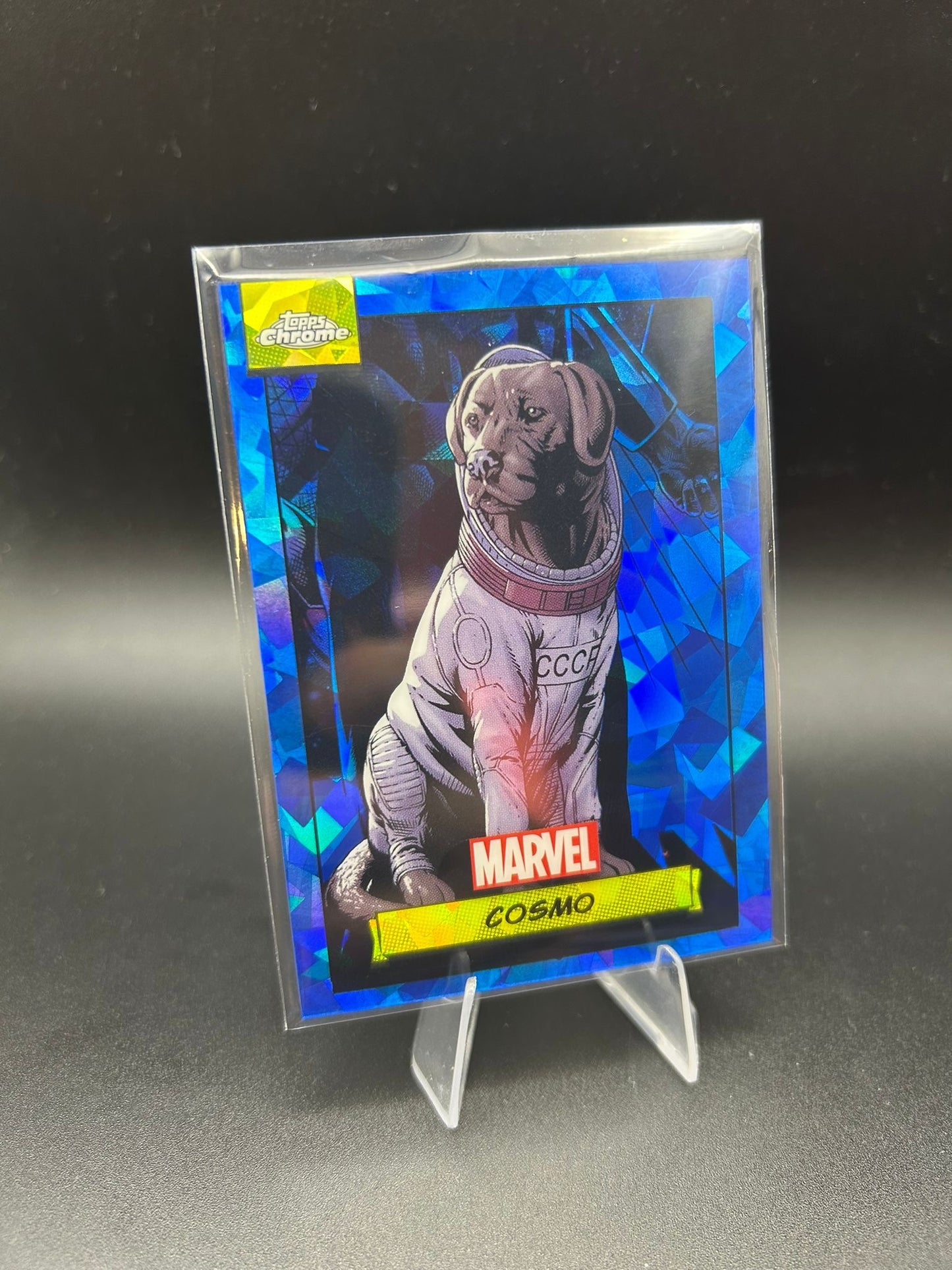 2024 Topps Chrome Marvel Cosmo Sapphire Base