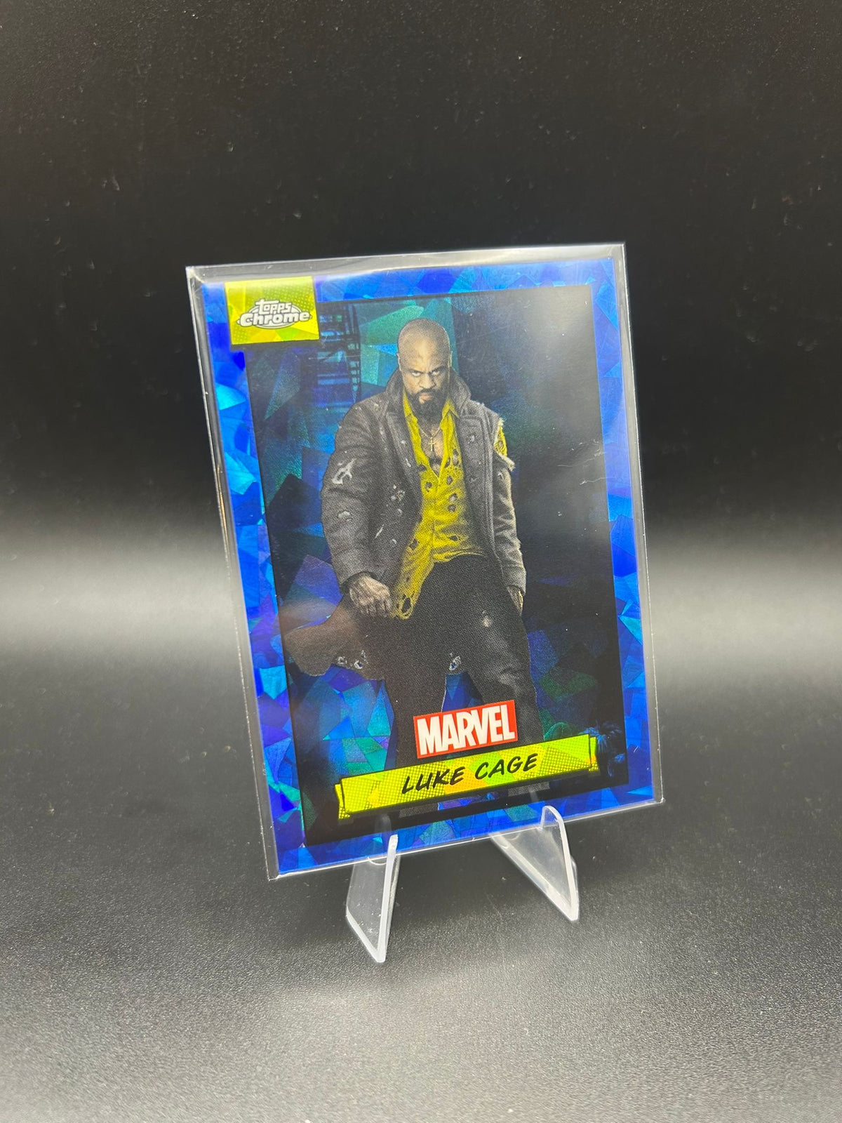 2024 Topps Chrome Marvel Luke Cage Sapphire Base