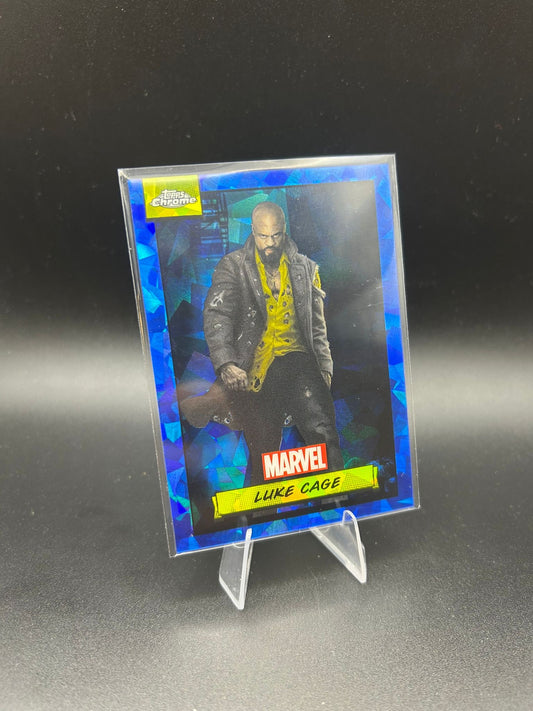 2024 Topps Chrome Marvel Luke Cage Sapphire Base