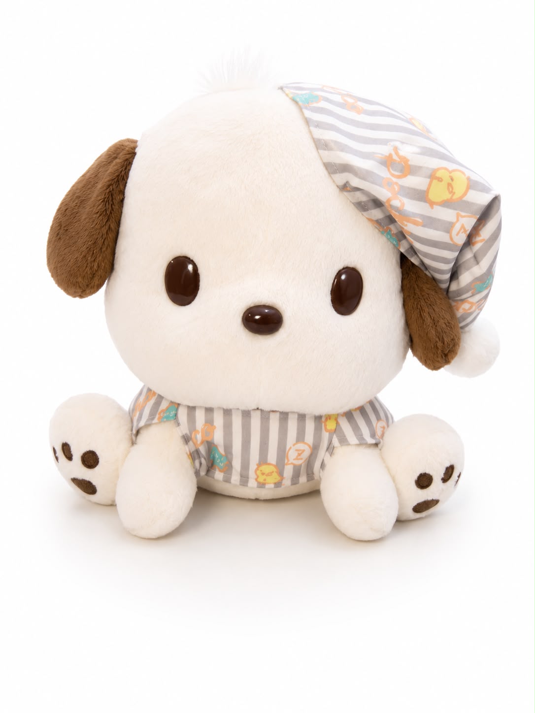 Pochacco Grey Pyjamas Bedtime Japanese Sanrio Plush