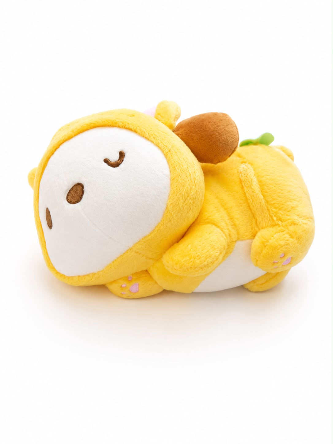 Pochacco Yellow Kitty Laying Japanese Sanrio Plush