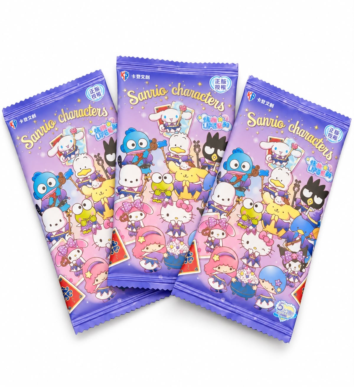 KB Sanrio Midnight Collectible Card 3pc Booster Packs