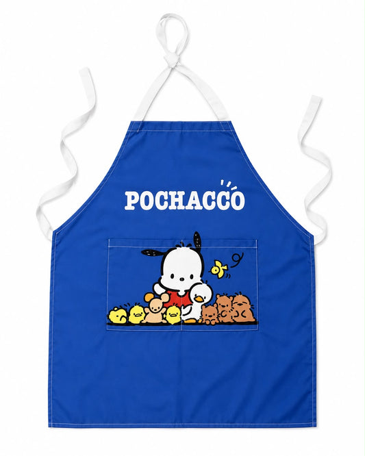 Blue Pochacco Kitchen Apron Japanese Sanrio