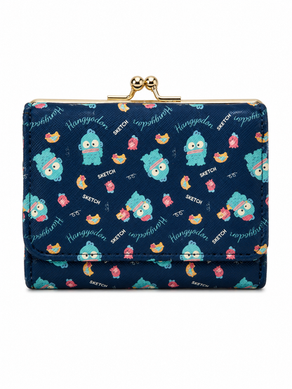 Hangyodon Lads Navy Japanese Sanrio Clutch Coin Purse