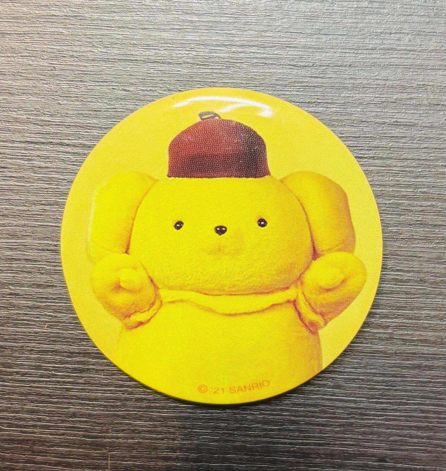 PomPomPurin Puroland 2021 5.5cm Japanese Sanrio Badge