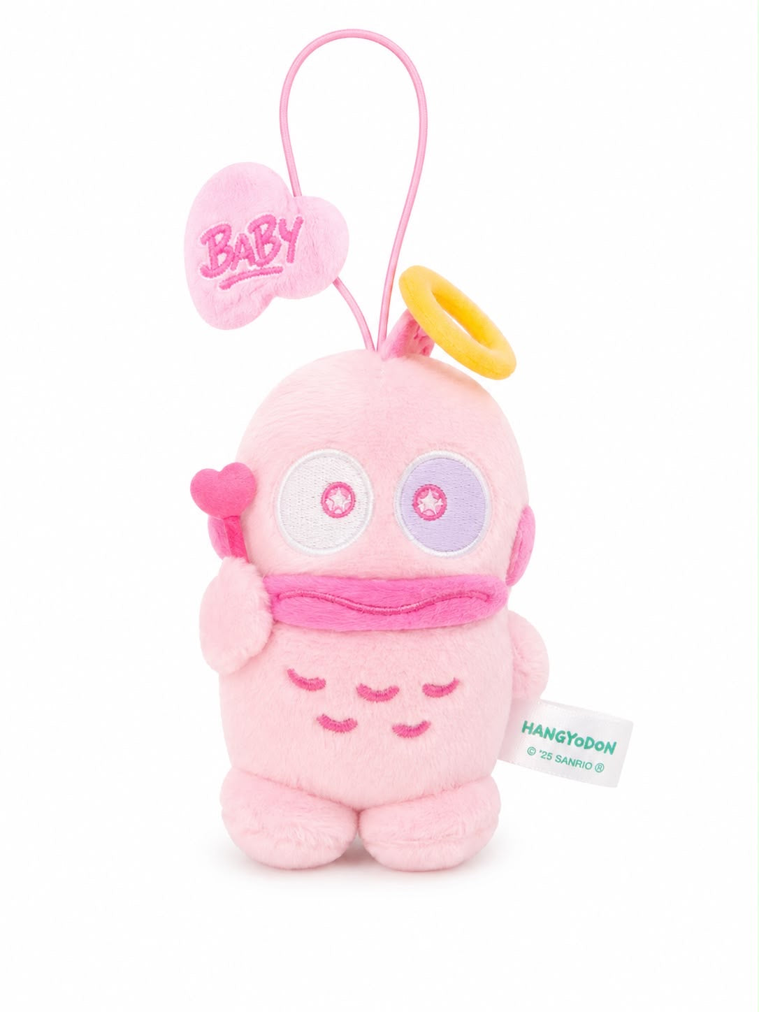 Pink Hangyodon Japanese Sanrio Plush Keychain