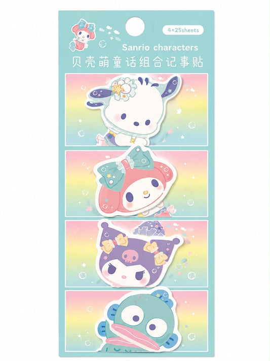 Mermaid Friends Mini Post-It Sanrio Sticky Notes
