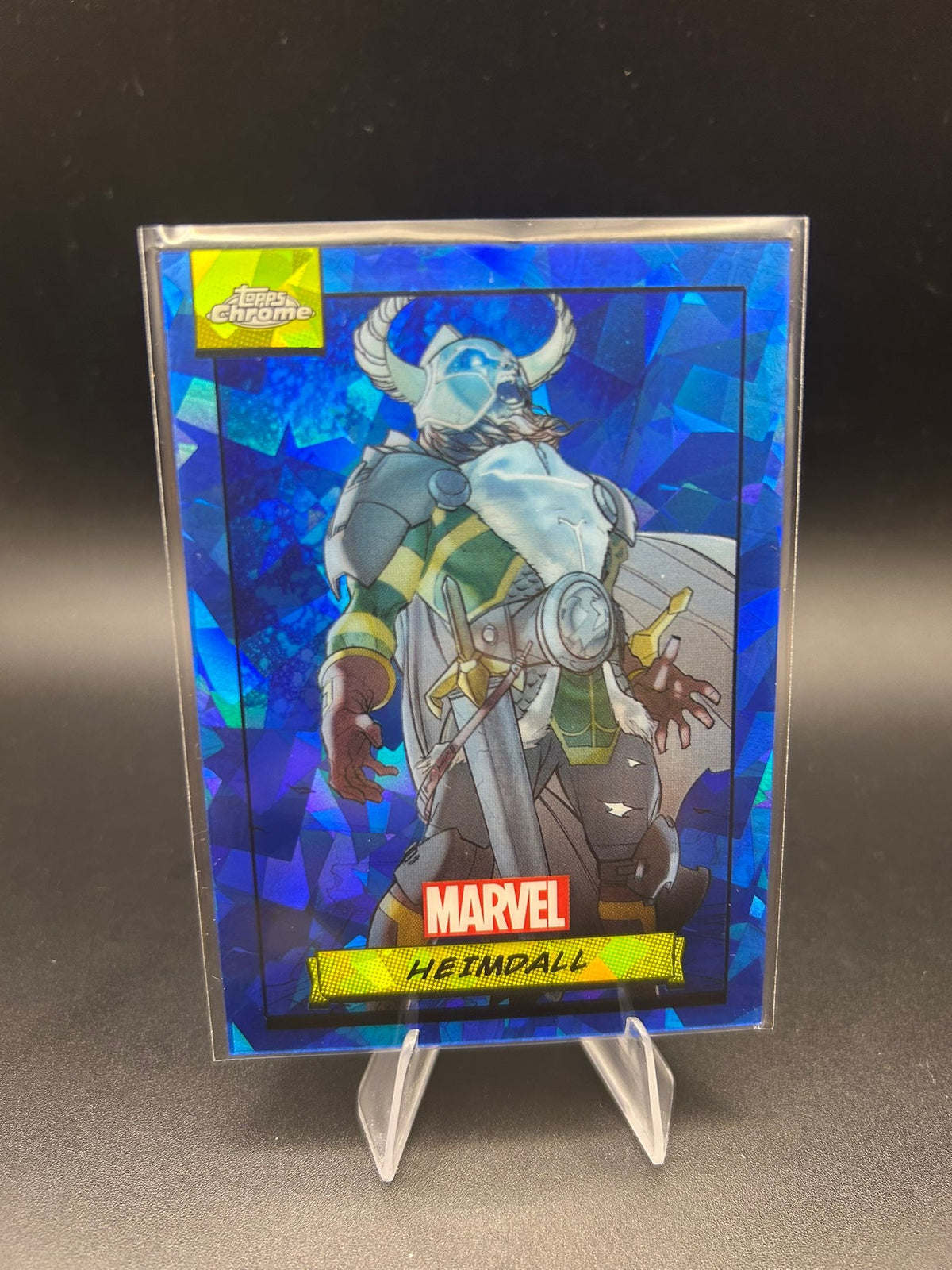 2024 Topps Chrome Marvel Heimdall Sapphire Base