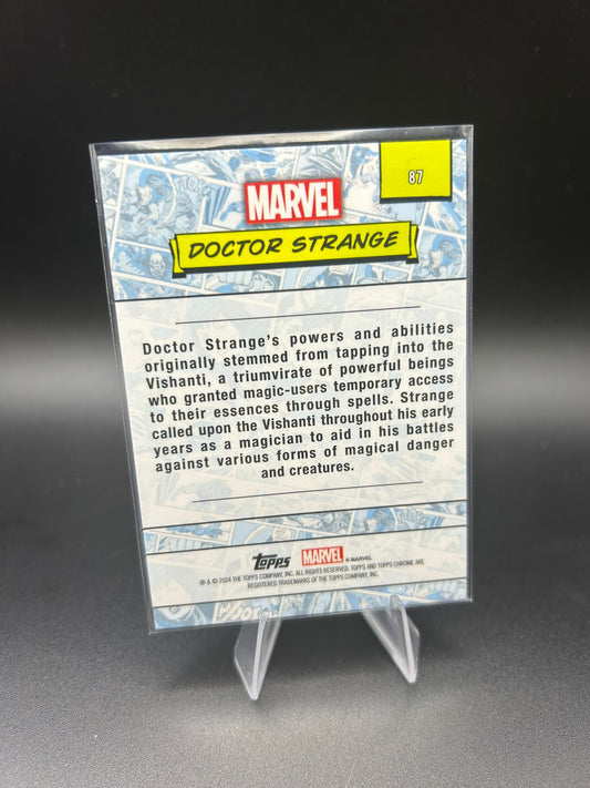 2024 Topps Chrome Marvel Doctor Strange Sapphire Base