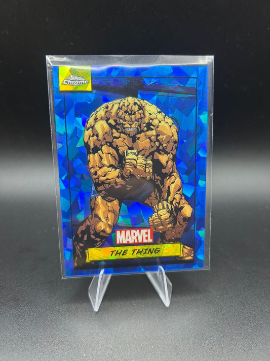 2024 Topps Chrome Marvel The Thing Sapphire Base