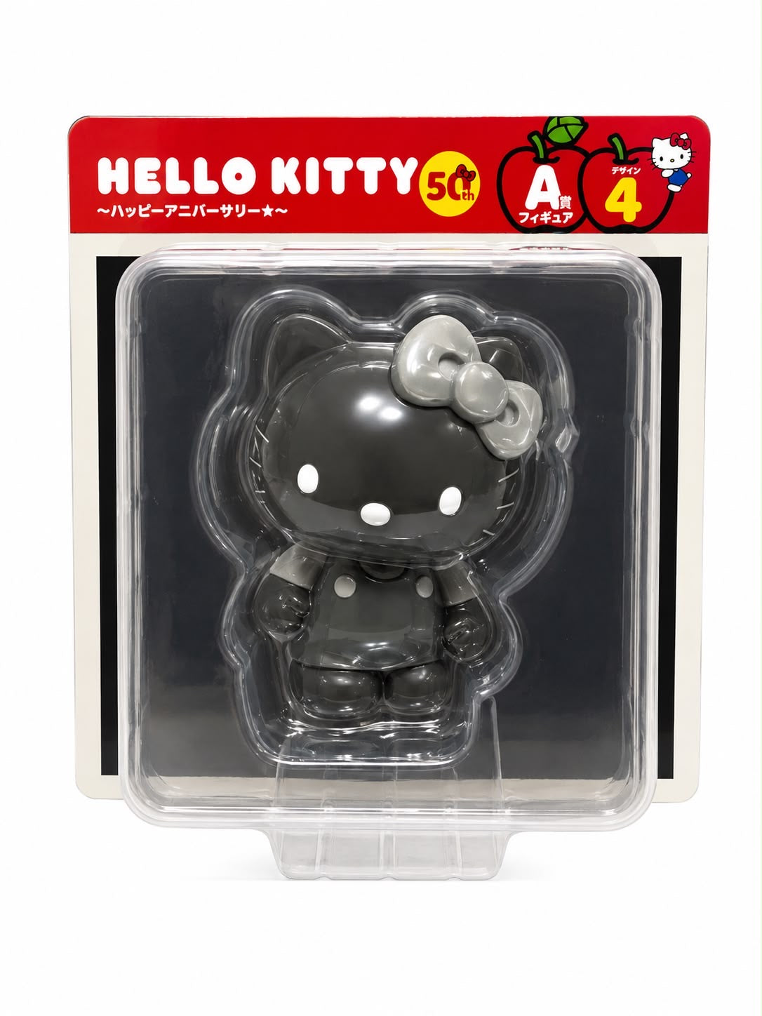 Hello Kitty 50th Black Collectible Japanese Sanrio Figure