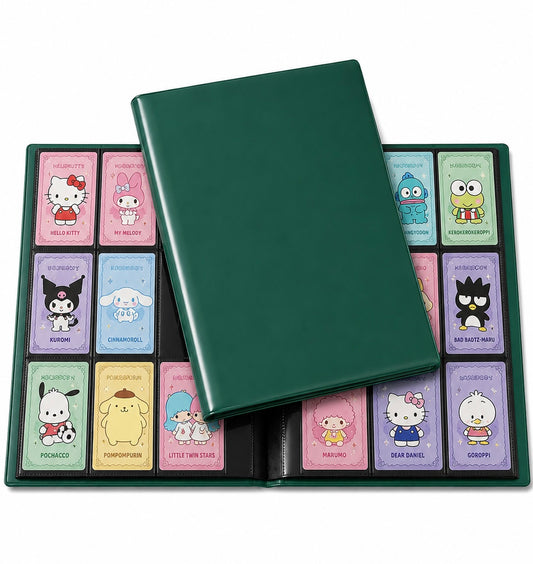 Green Card Binder - 9pc Display & 360 Slots