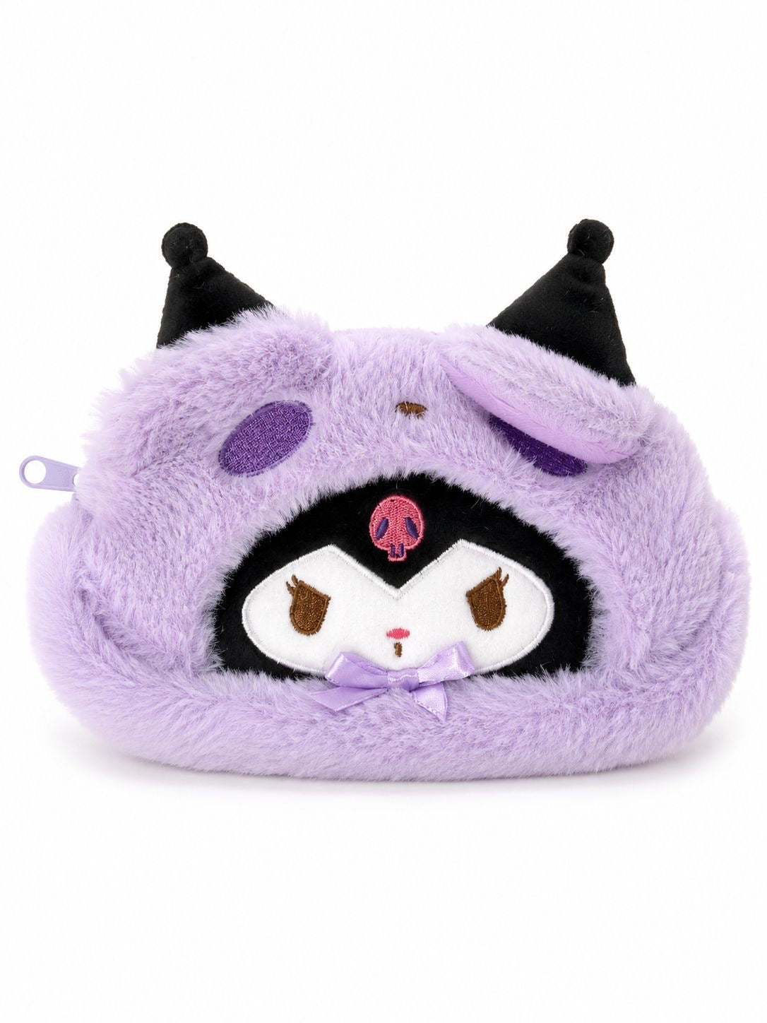 Kuromi Fluffy Sanrio Storage Pouch