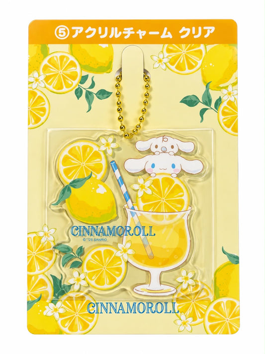 Cinnamoroll Lemons Japanese Sanrio Acrylic Keychain