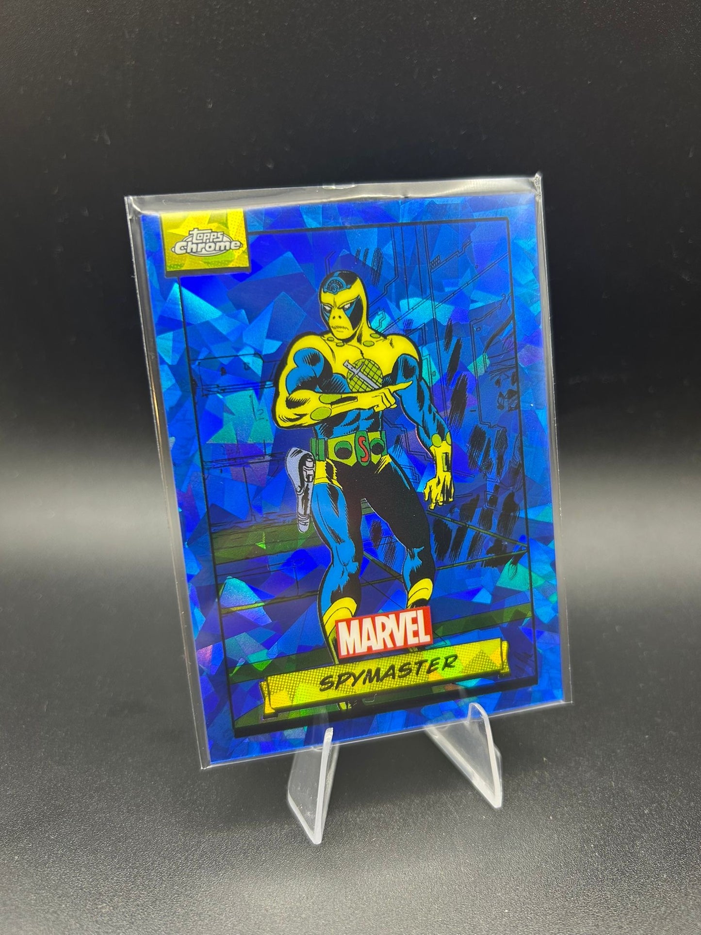 2024 Topps Chrome Marvel Spymaster Sapphire Base