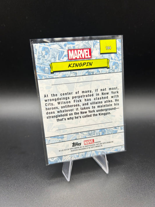 2024 Topps Chrome Marvel Kingpin Sapphire Base