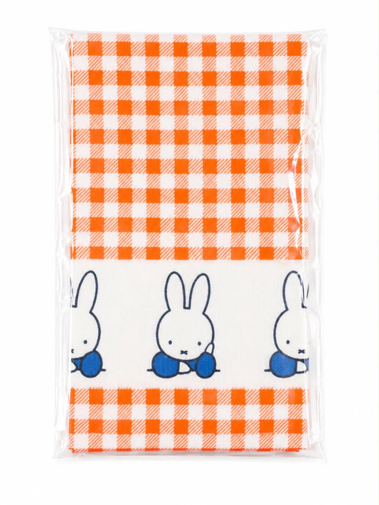 Miffy Gingham 52x52cm Japanese Handkerchief