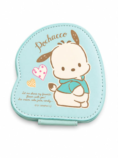 Pochacco Dual Compact Leatherette Mirror Japanese Sanrio