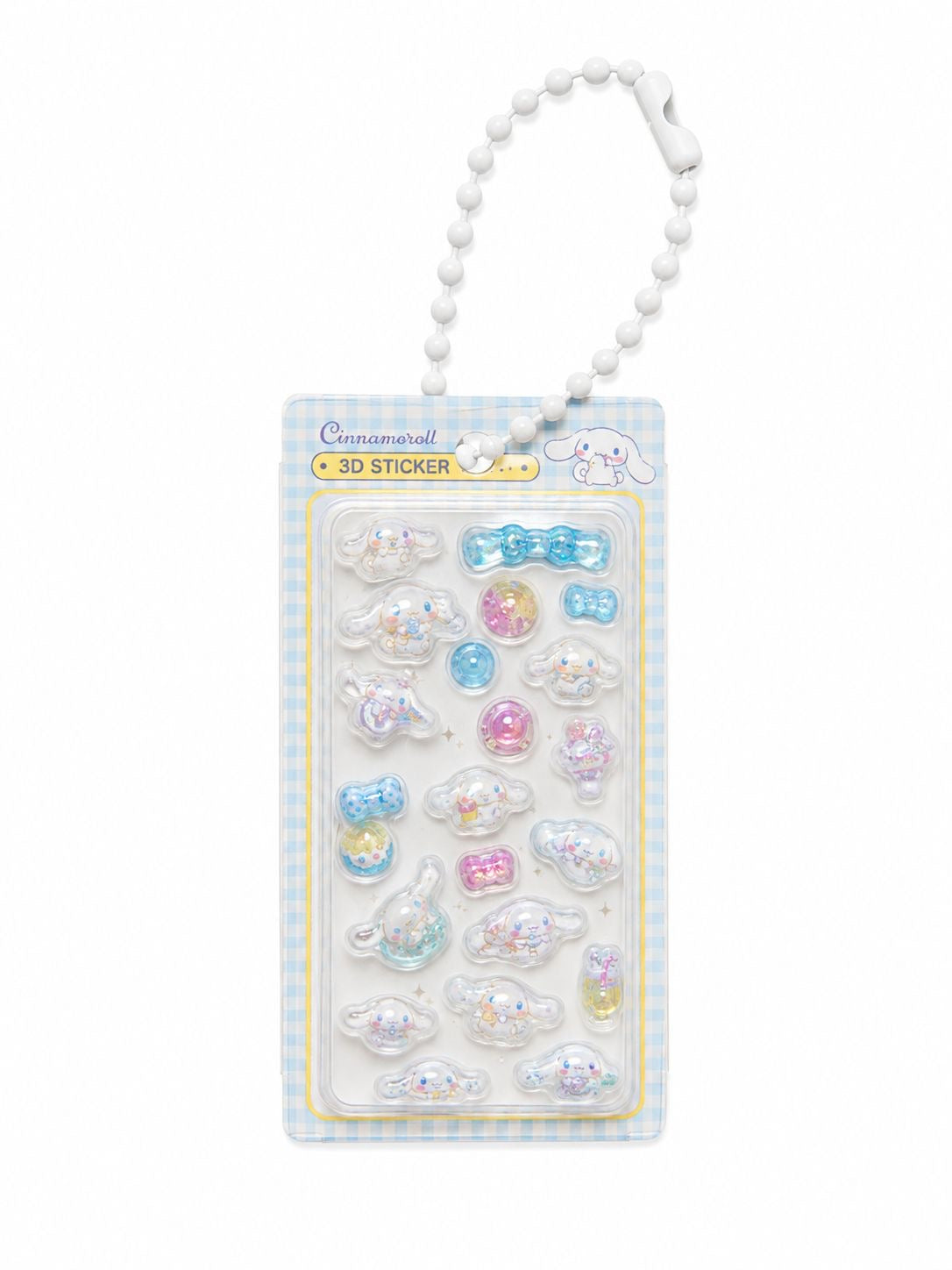 Miniature 3D Bubble Sanrio Sticker Keychain