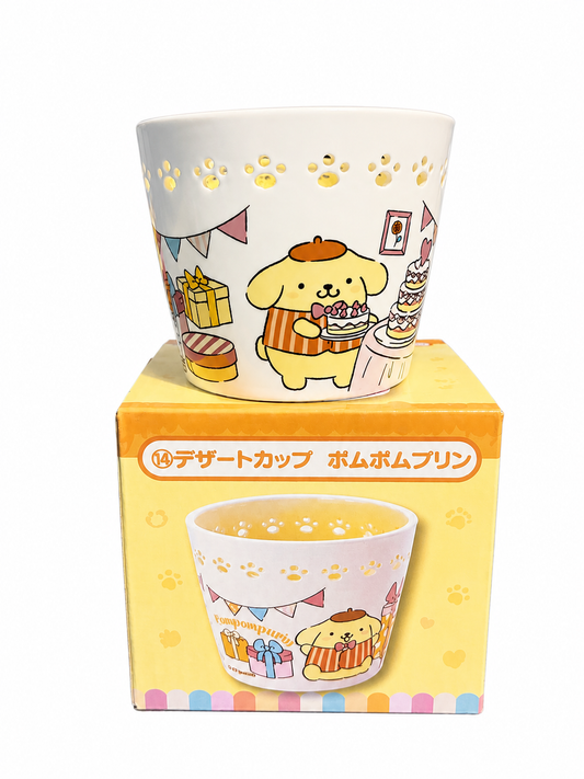 PomPomPurin Ceramic Candle/Cupcake Display Holder Japanese Sanrio