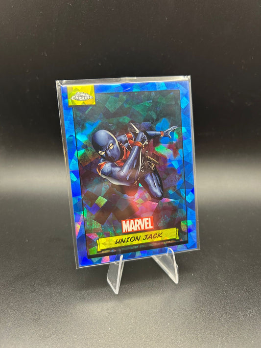2024 Topps Chrome Marvel Union Jack Sapphire Base