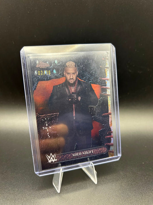 2025 WWE Topps Cactus Jack Solo Sikoa /10 Black Refactor