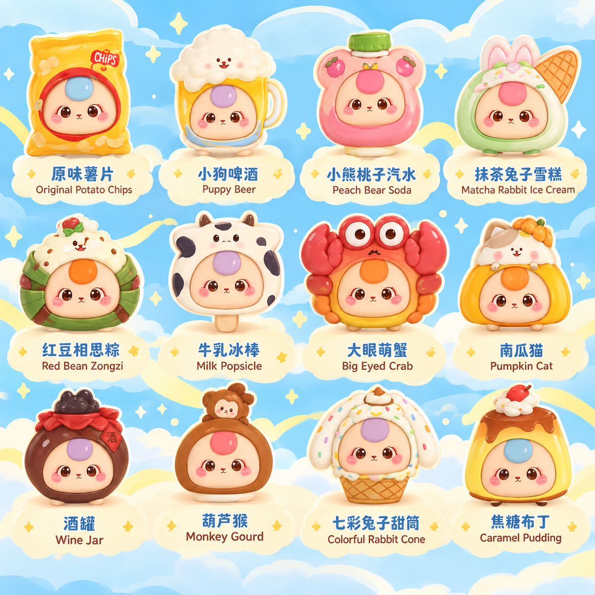 Baby Three Greedy Sweetie V2 Blind Box