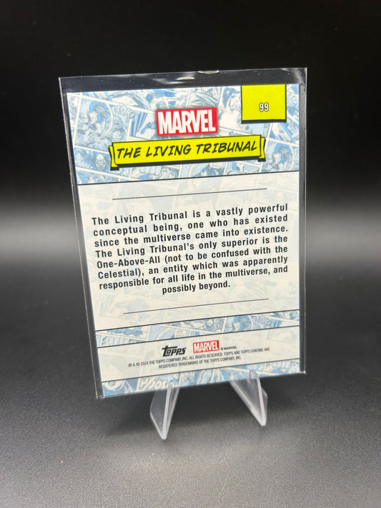 2024 Topps Chrome Marvel The Living Tribunal Sapphire Base