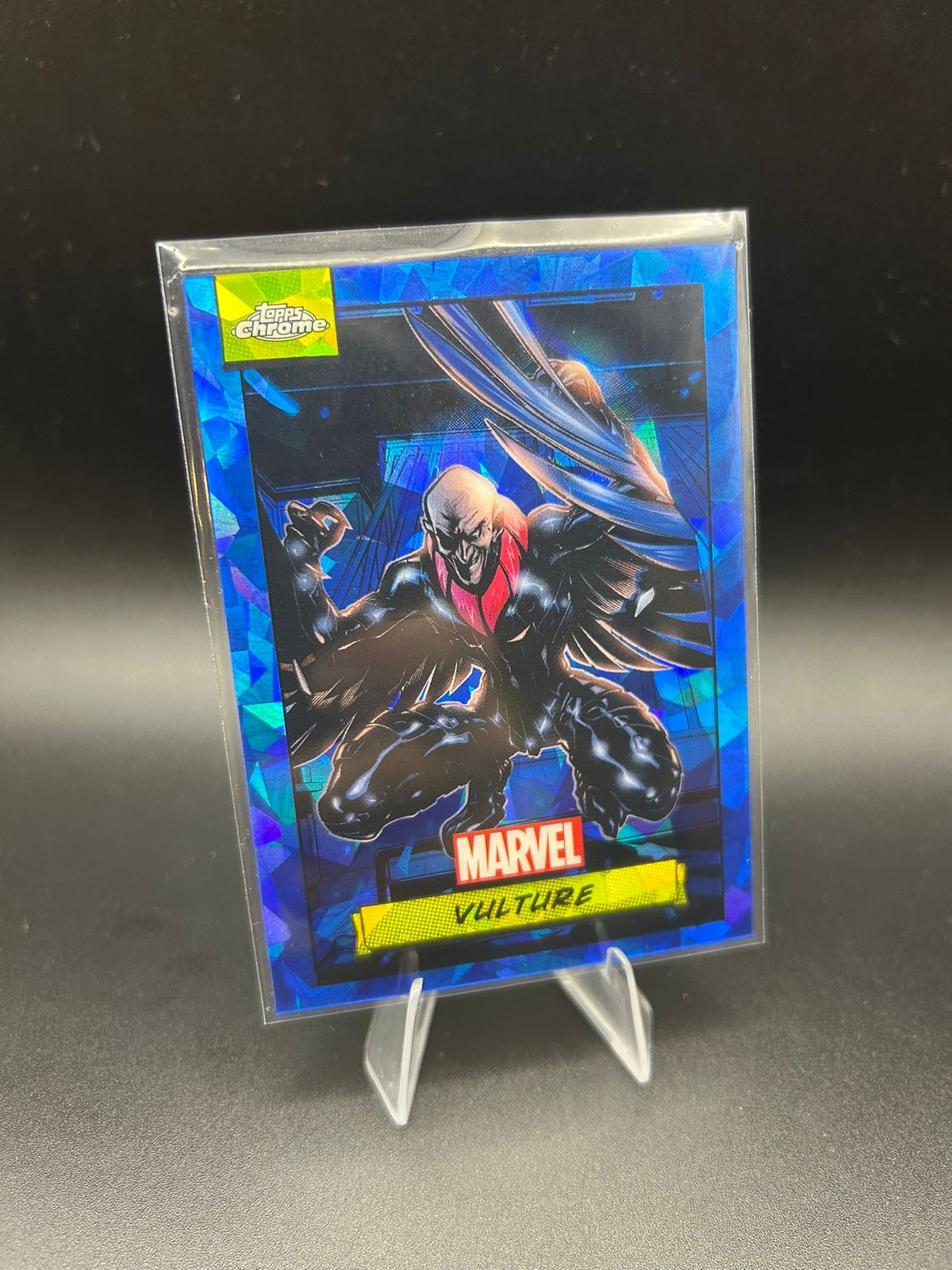 2024 Topps Chrome Marvel Vulture Sapphire Base