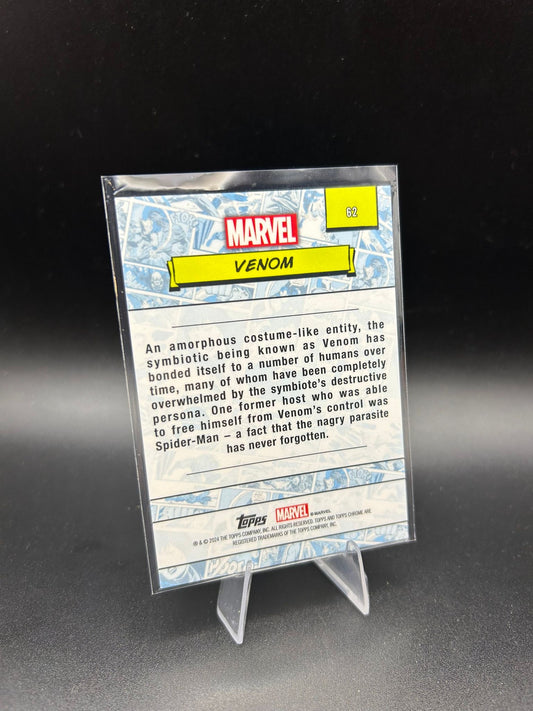 2024 Topps Chrome Marvel Venom Sapphire Base