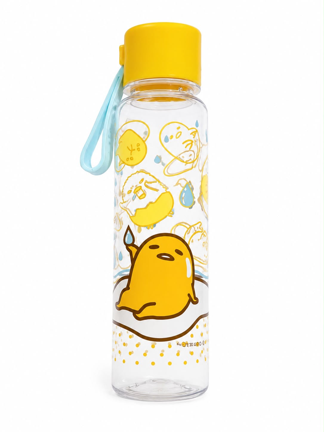 Gudetama Slim Clear 300ml Screw Top Japanese Sanrio Bottle