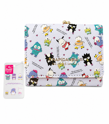 Hapidanbui Lads Grey Japanese Sanrio Clutch Coin Purse