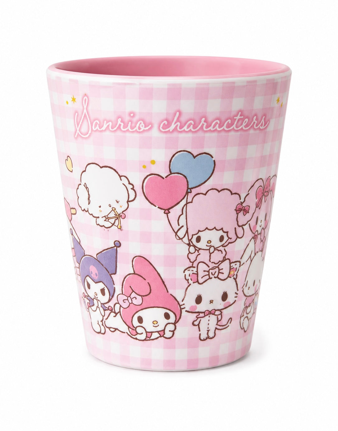 Sanrio Girls Pink Melamine 350ml Japanese Sanrio Tumbler Cup