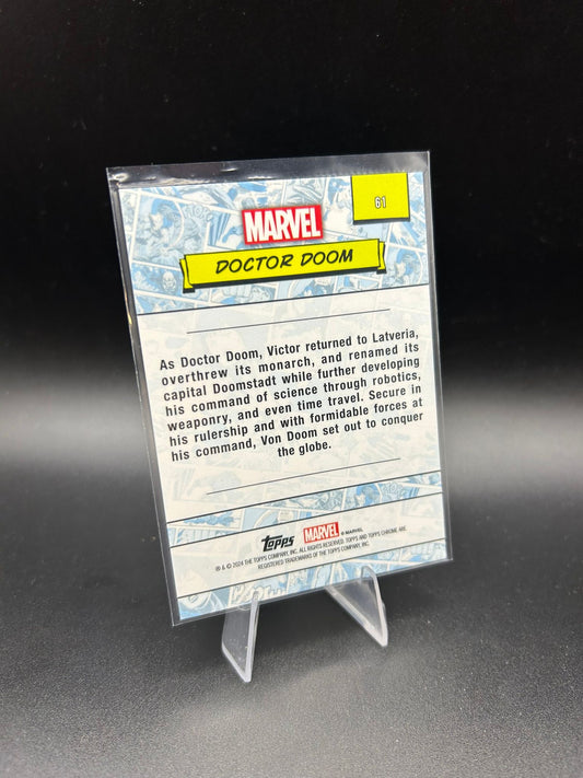 2024 Topps Chrome Marvel Doctor Doom Sapphire Base