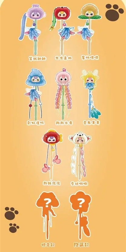 Baby Three Cat Teasing Stick Blind Box