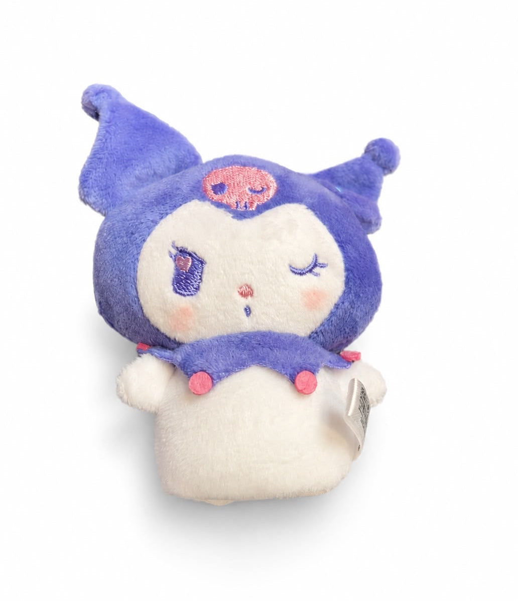 Purple Kuromi Japanese Sanrio Plush Finger Puppet/Pen Topper