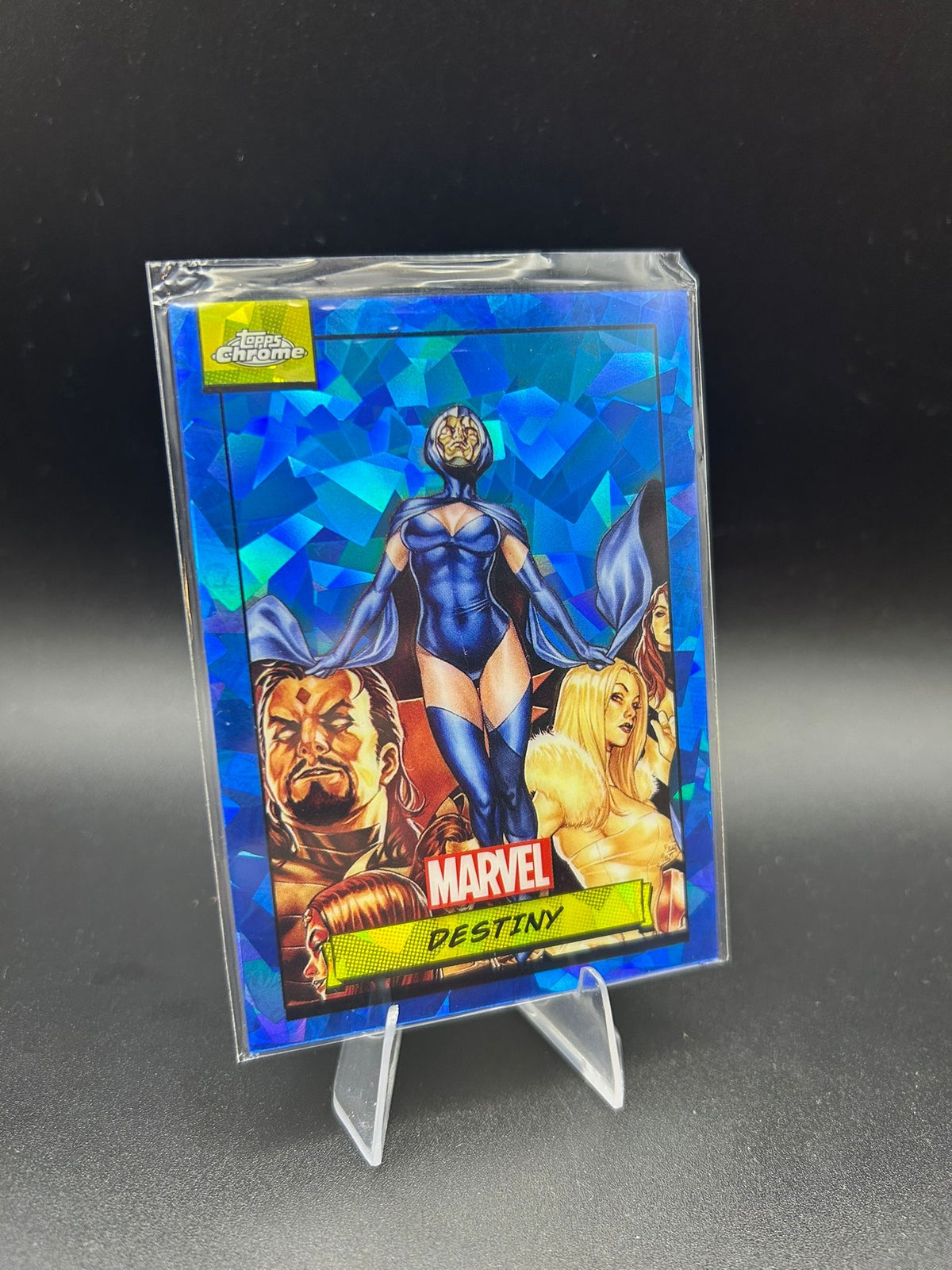 2024 Topps Chrome Marvel Destiny Sapphire Base