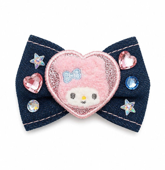 Melody Denim Japanese Sanrio Hair Clip