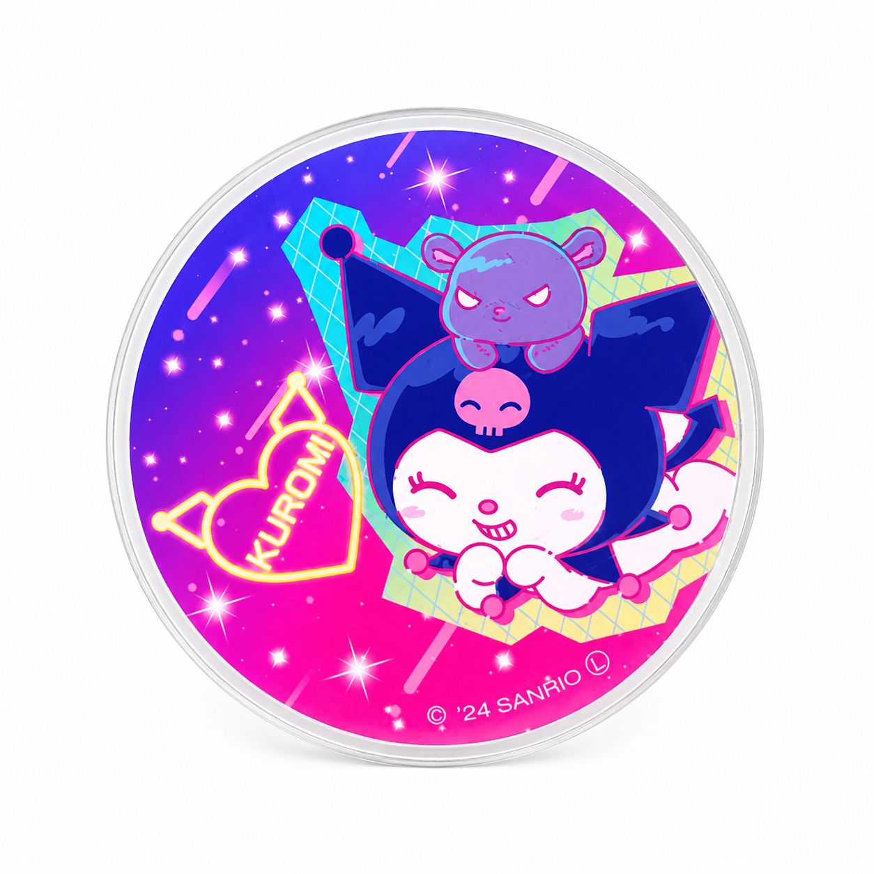 Kuromi Small Acrylic Japanese Sanrio Coaster