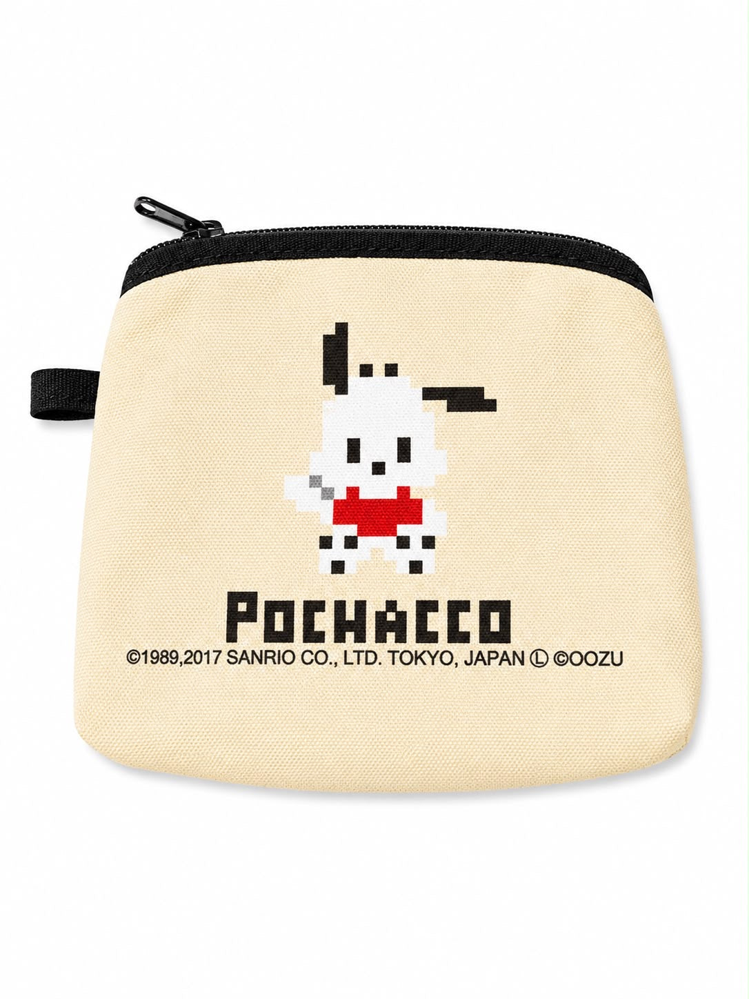 8Bit Beige Pochacco Canvas Storage Pouch Japanese Sanrio