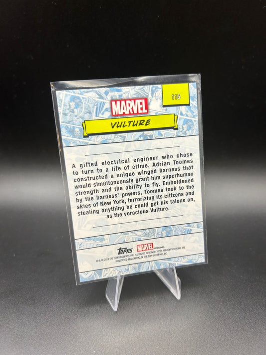2024 Topps Chrome Marvel Vulture Sapphire Base